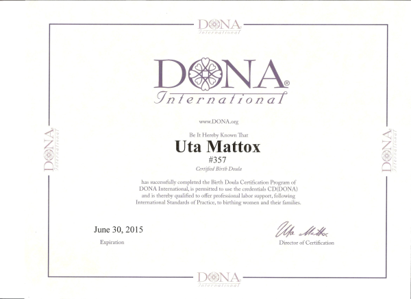 Certification